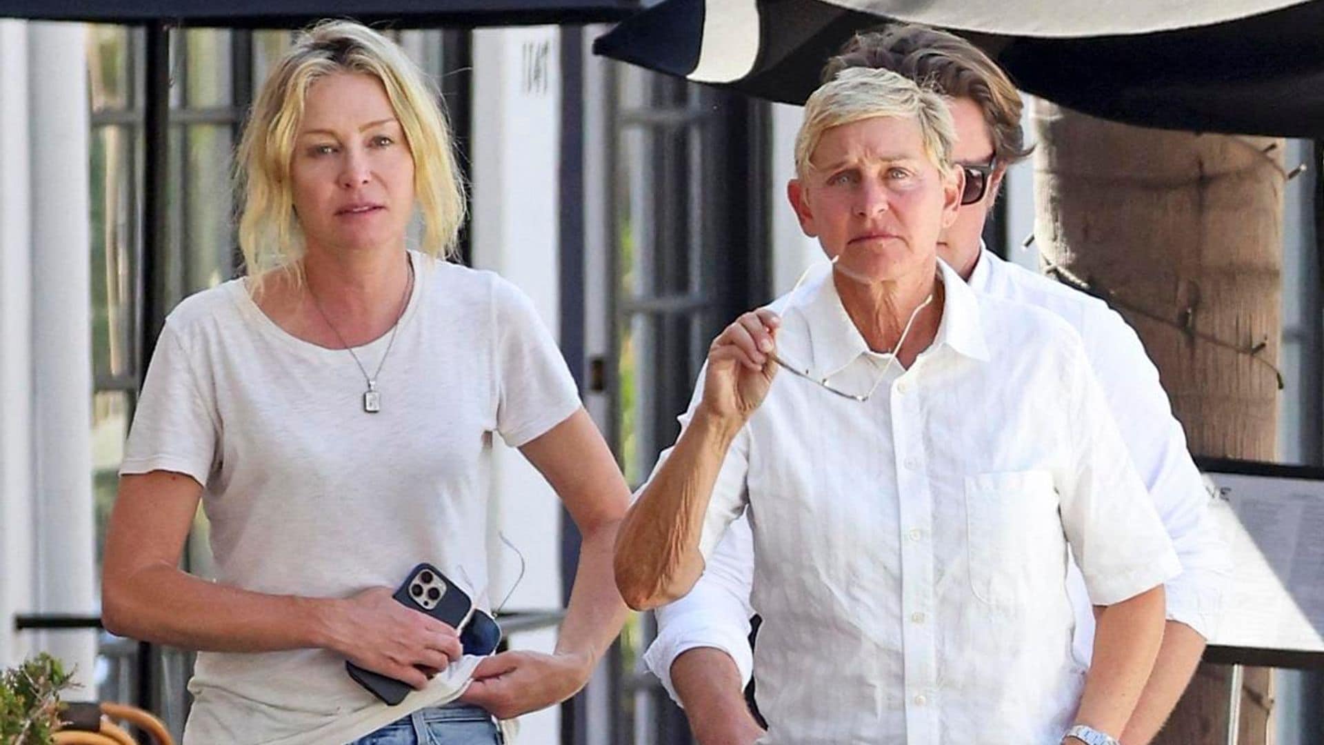 Ellen DeGeneres and Portia de Rossi spotted following the death of her ex Anna Heche