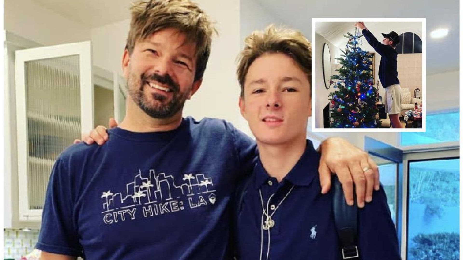 Anne Heche’s son Homer and his dad Coleman Laffon spend first Christmas together after her death