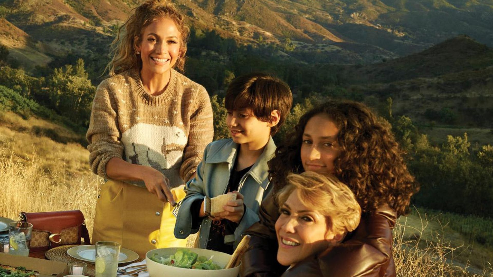 Jennifer Lopez’s new Coach campaign is a family affair with her mom and kids