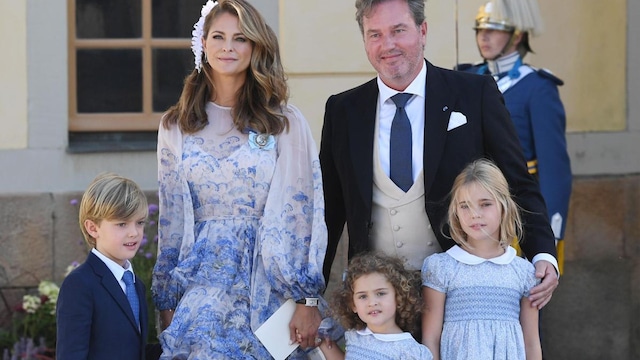 Princess Madeleine takes kids pumpkin picking in Florida
