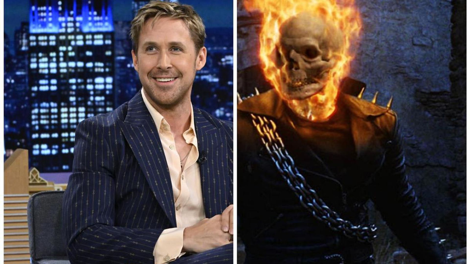 Is Ryan Gosling preparing to play Ghost Rider in a new Marvel film?