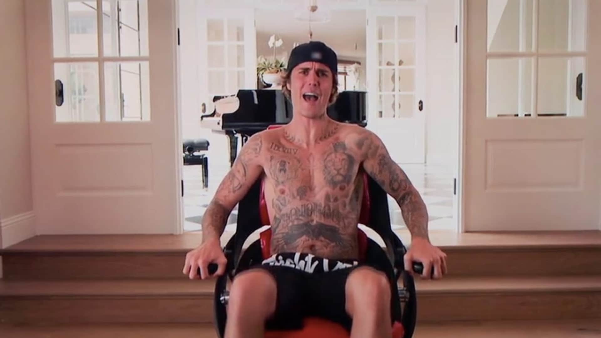 Justin Bieber on Shark Tank Screen Grab