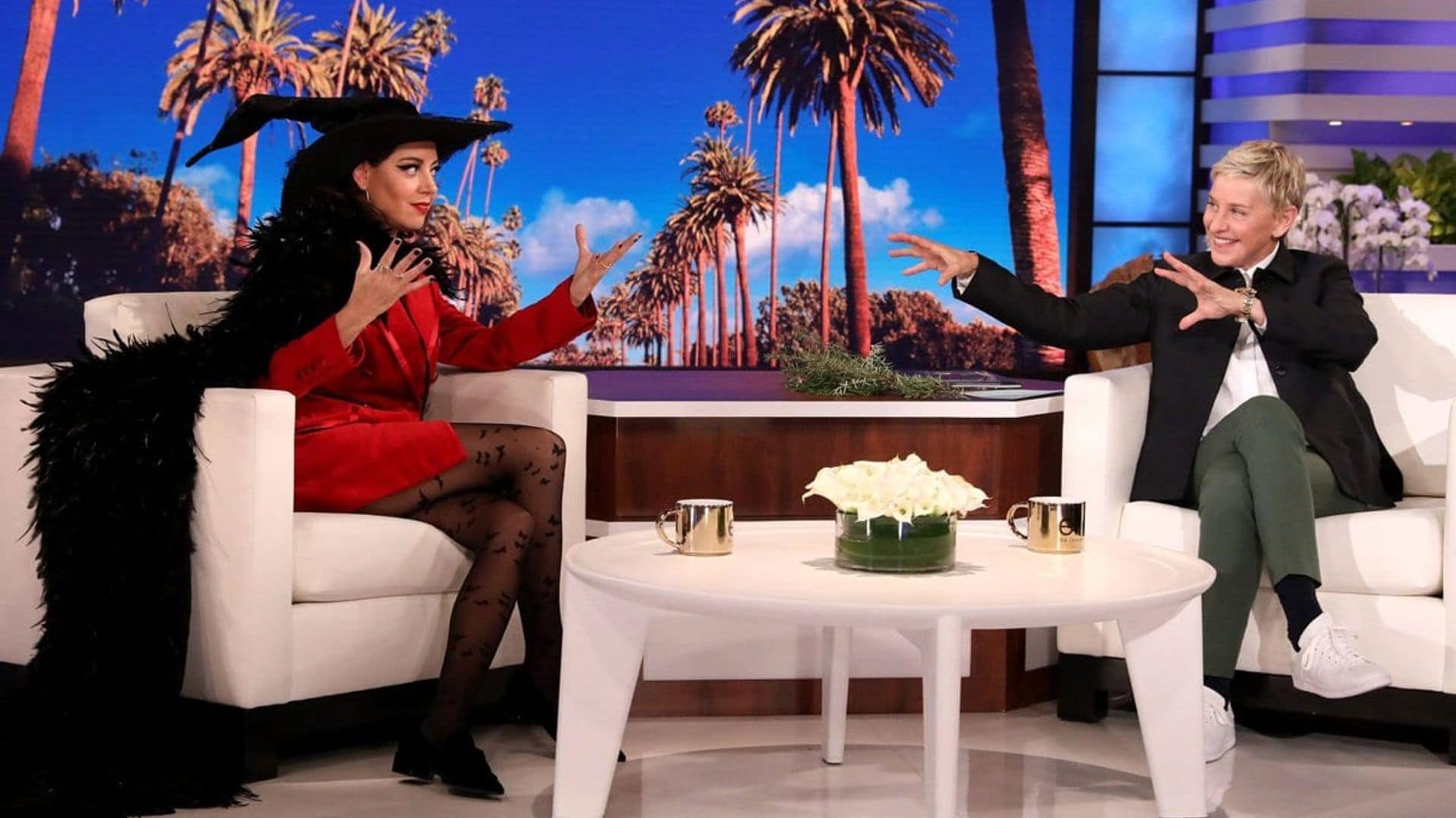 Aubrey Plaza dresses as hilarious Christmas Witch on Ellen DeGeneres Show
