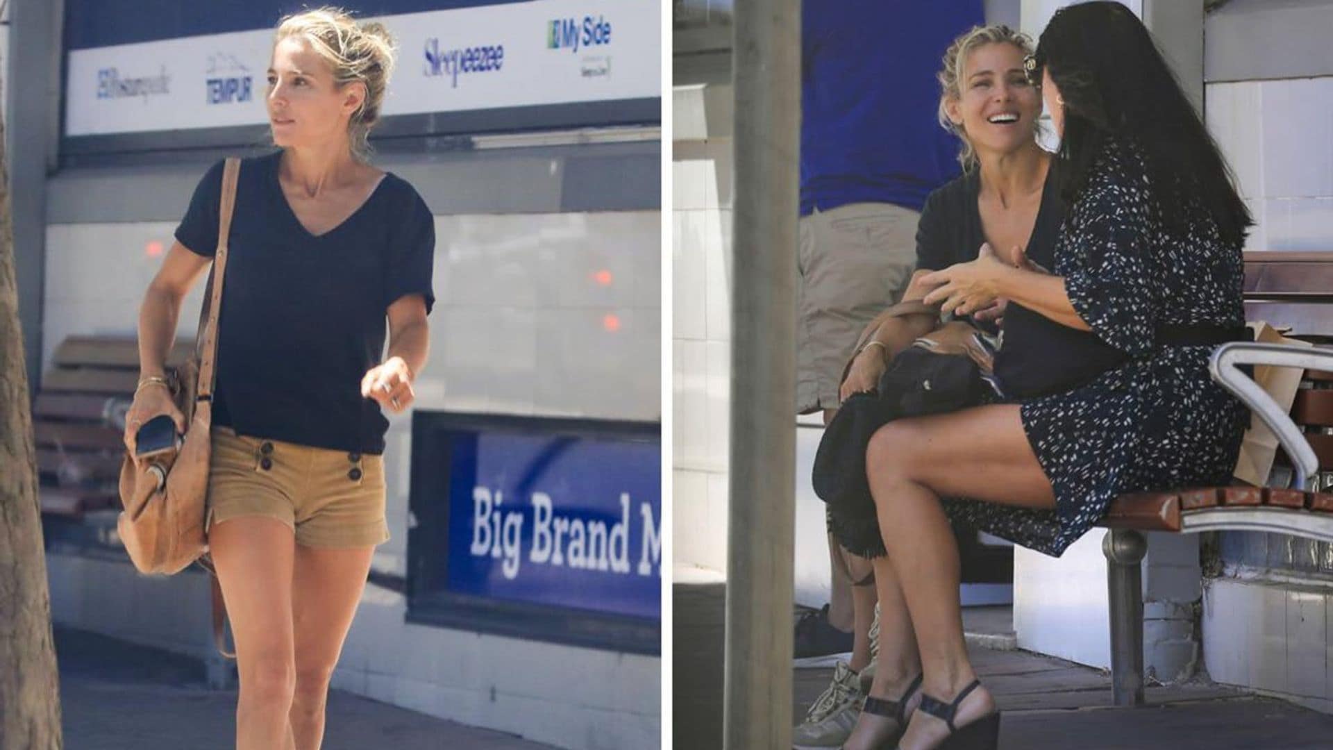 Pics! Elsa Pataky looks leggy and toned in Australia with Rossy de Palma