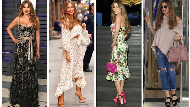 With her hourglass figure, Sofia Vergara is an example of what to wear with a curvy body