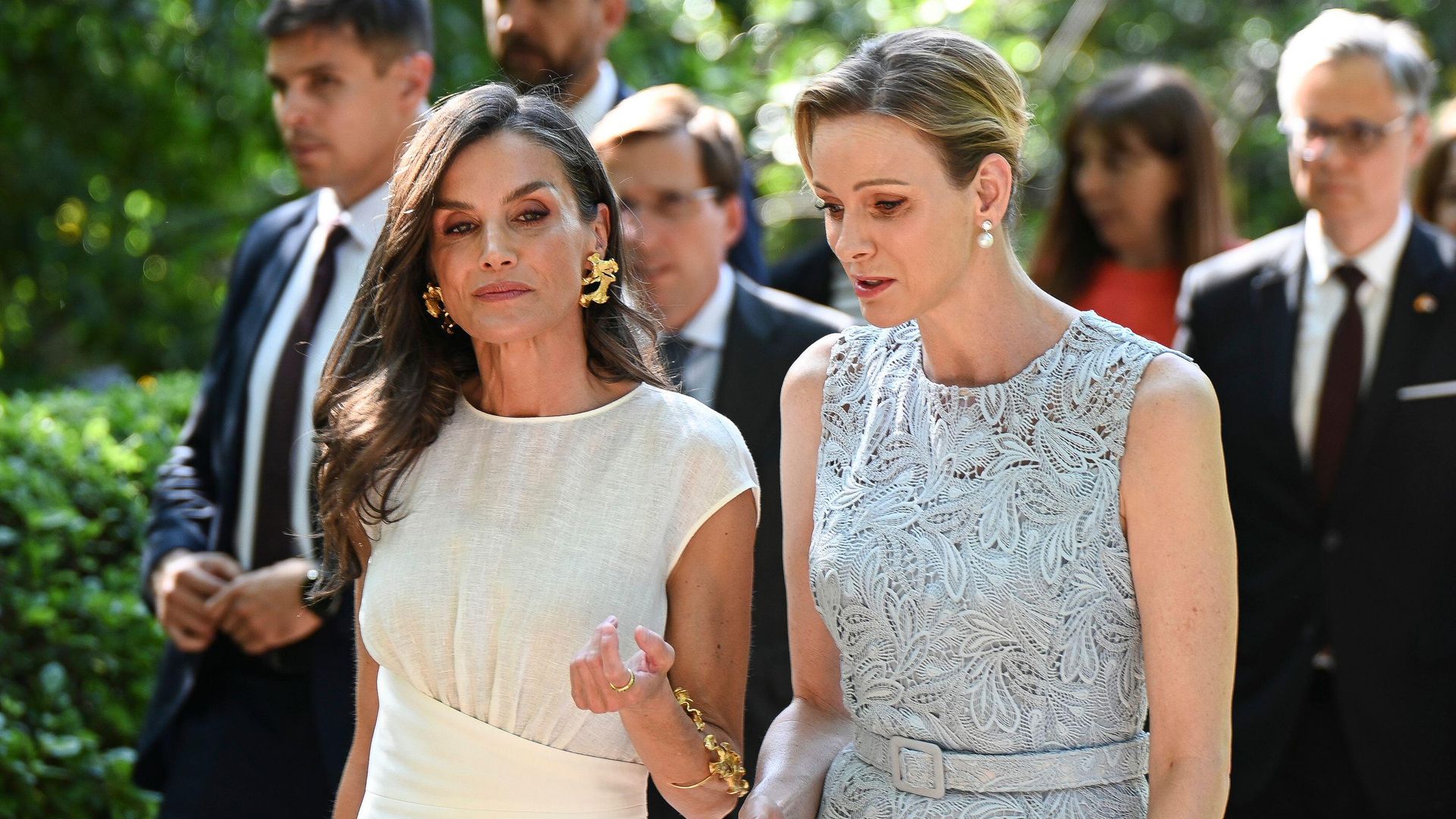 Princess Charlene and Queen Letizia are bringing back the same timeless summer accessory