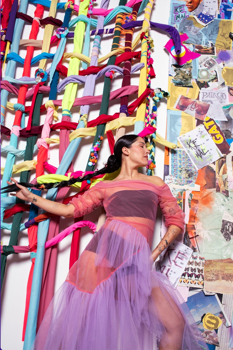 The artist trusts her intuition and finds strength in her spirituality 