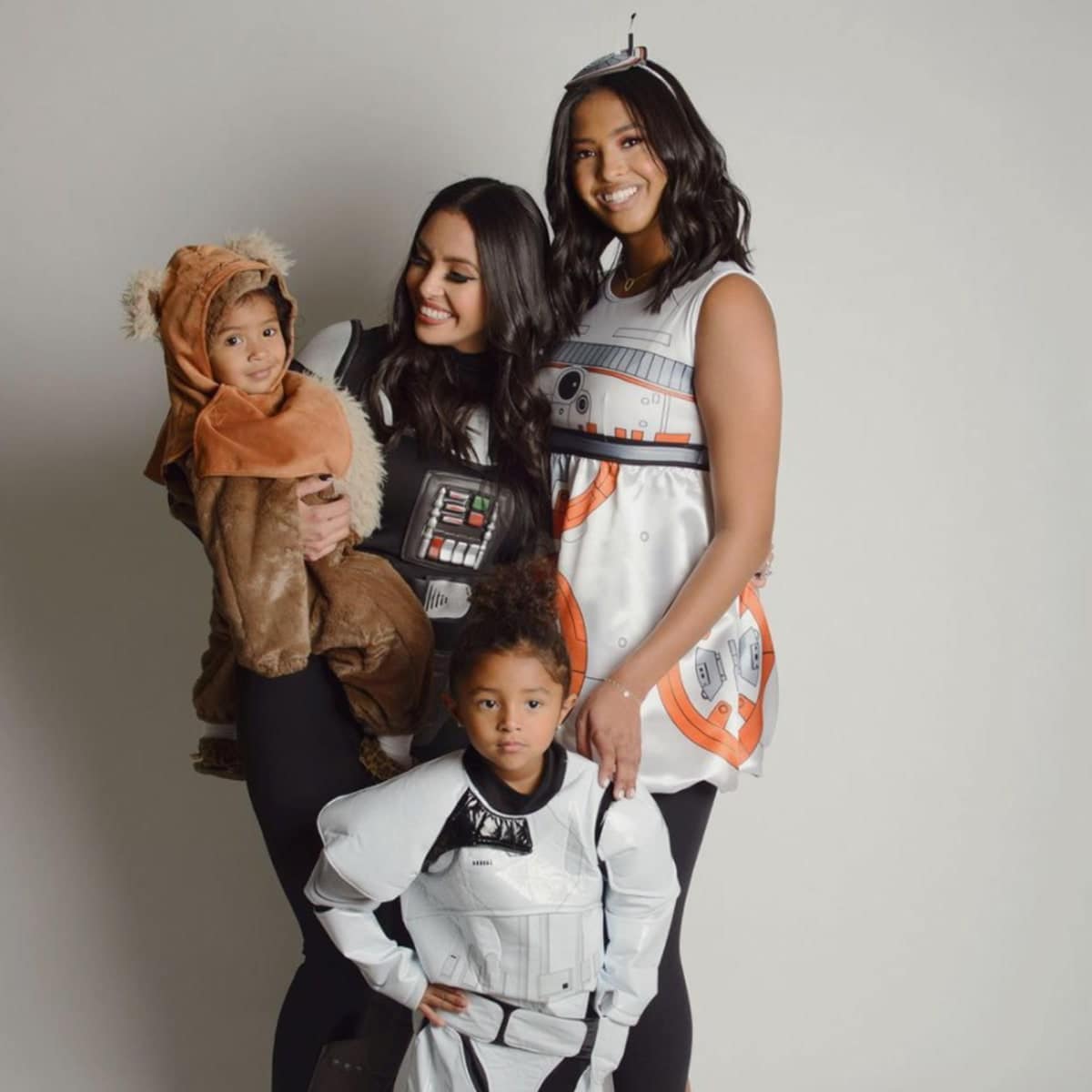 Vanessa Bryant and her kids, Natalia, Bianka and Capri