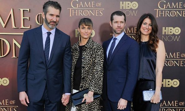 David Benioff, Amanda Peet, Dan Weiss and Andrea Troyer
Photo: Getty Images