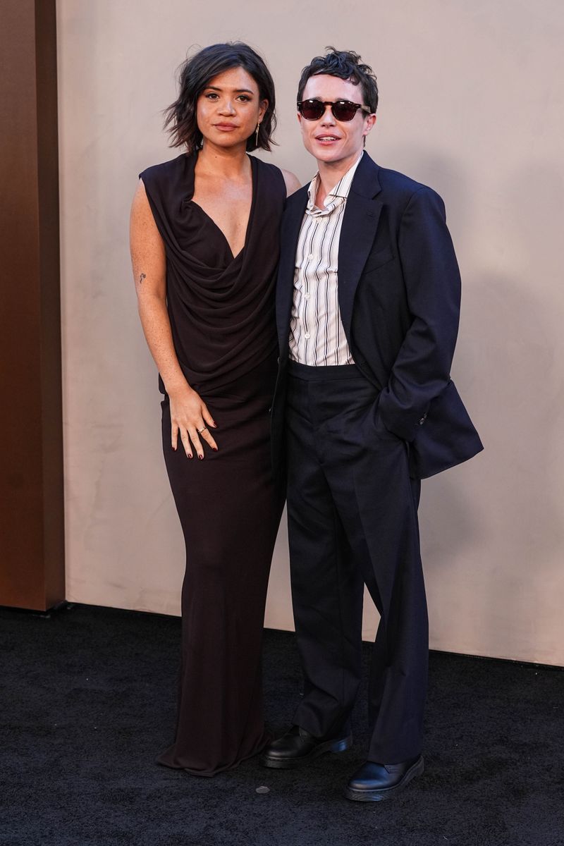 Julia Shiplett and Elliot Page 