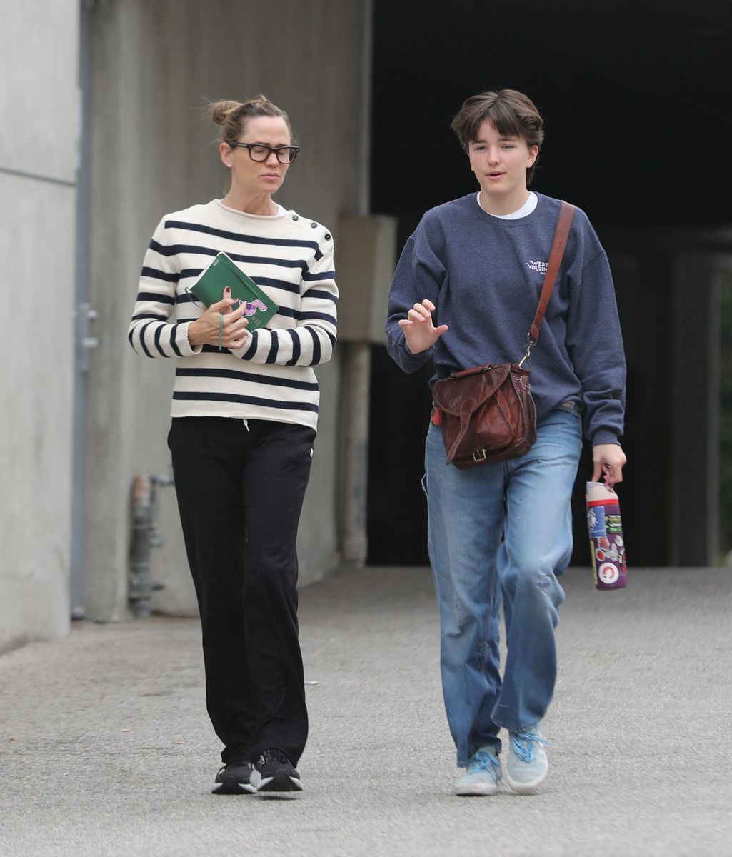 Fin Affleck channels dad Ben Affleck's effortlessly cool style in LA outing with mom Jennifer Garner