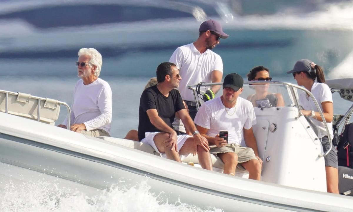 Leonardo DiCaprio and mom Tobey Maguire