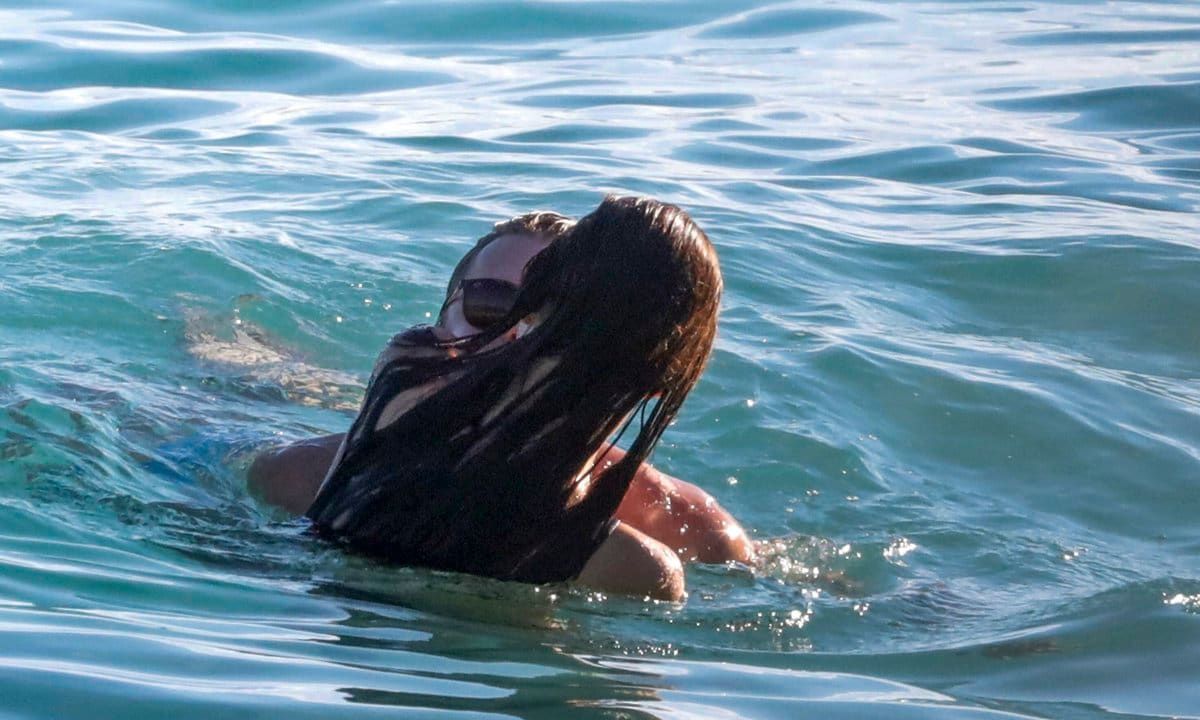 Leonardo DiCaprio and Camila Morrone in St. Barts
