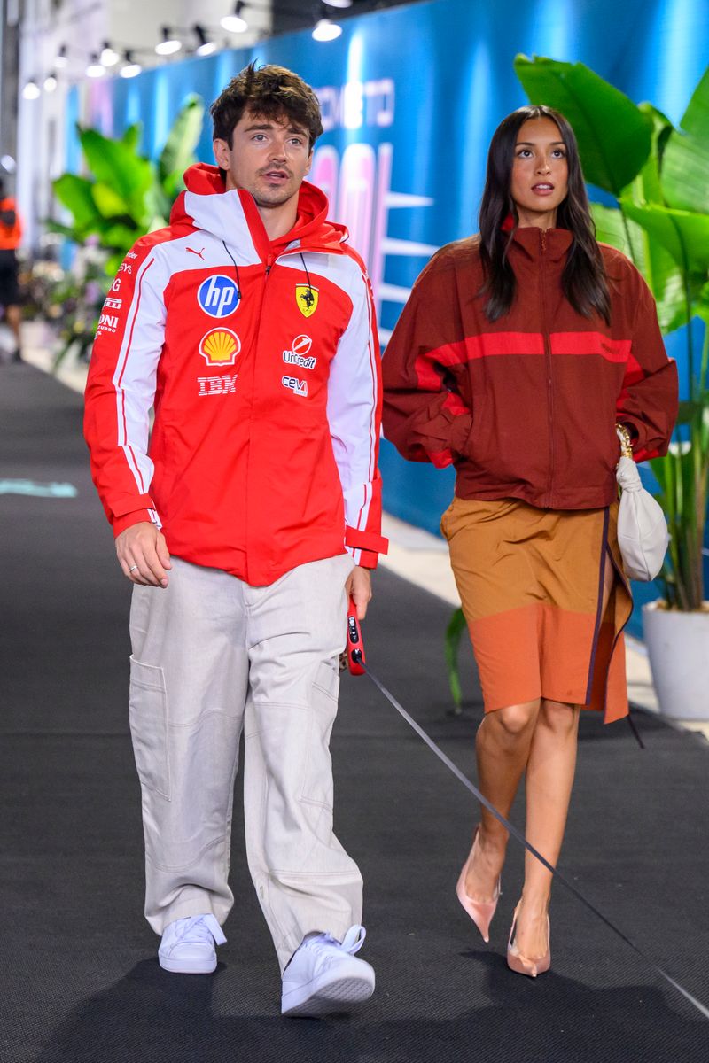 After appearing in Ferrari’s garage during the Miami Grand Prix in May 2026, Alexandra found herself targeted online when a troll claimed she was “nothing without Leclerc.”