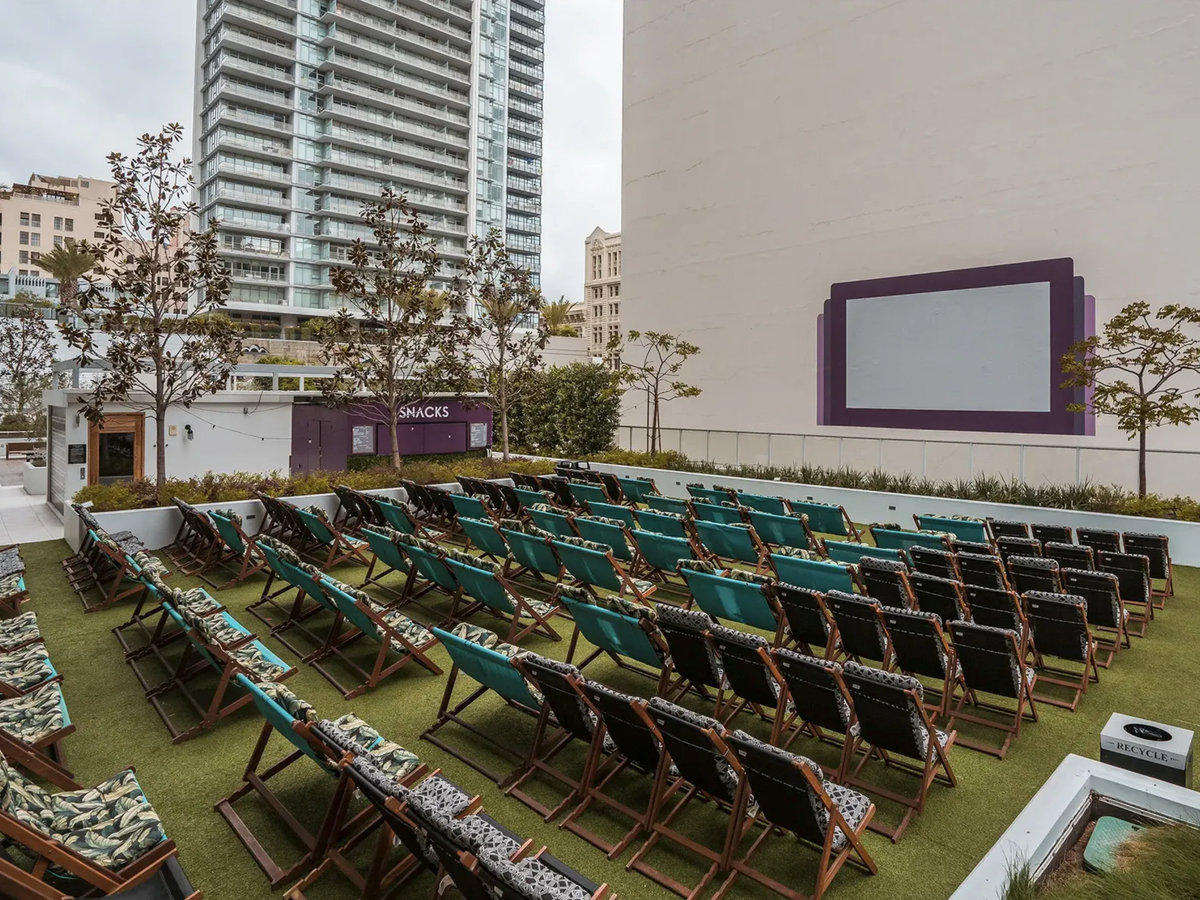 Outdoor movie nights at Cinespia and Rooftop Cinema Club are a Los Angeles summer tradition.