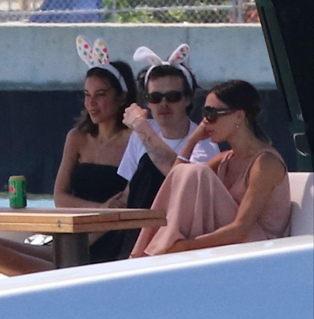Cruz Beckham and girlfriend Jackie Apostel, 