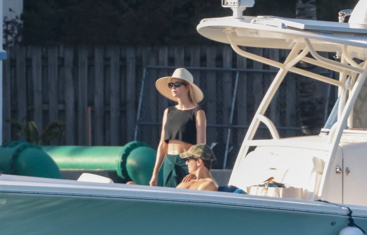 Ivanka and her family were photographed relaxing aboard a yacht on Memorial Day weekend