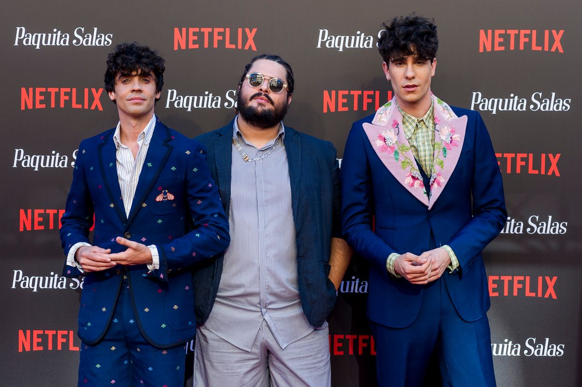 Javier Ambrossi, Brays Efe, and Javier Calvo attended the premiere of Paquita Salas Season 2 in Madrid in 2018. The hit series became a defining moment in Los Javis' careers.