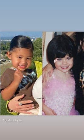 kylie jenner throwback photo