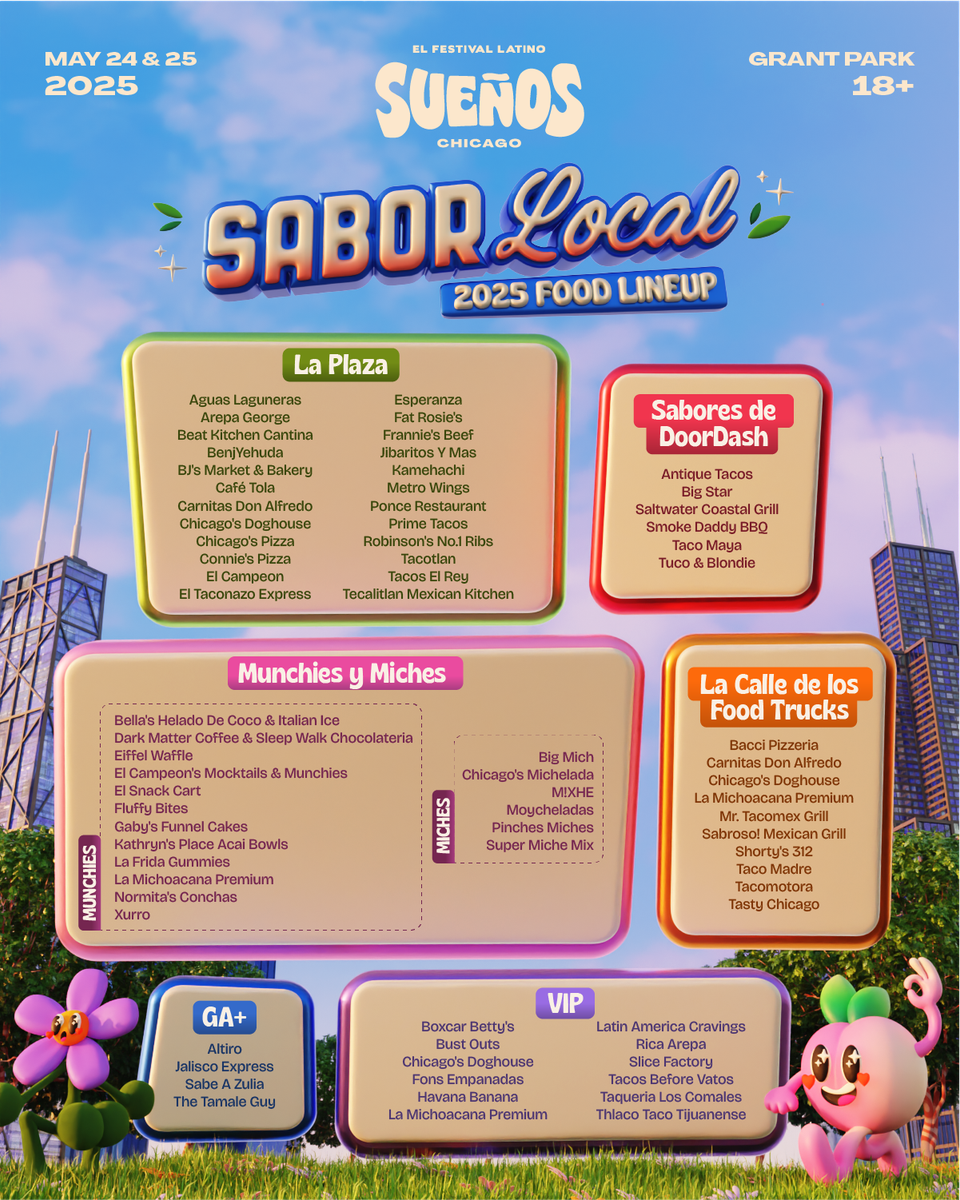 SABOR Local 2025 Food Lineup