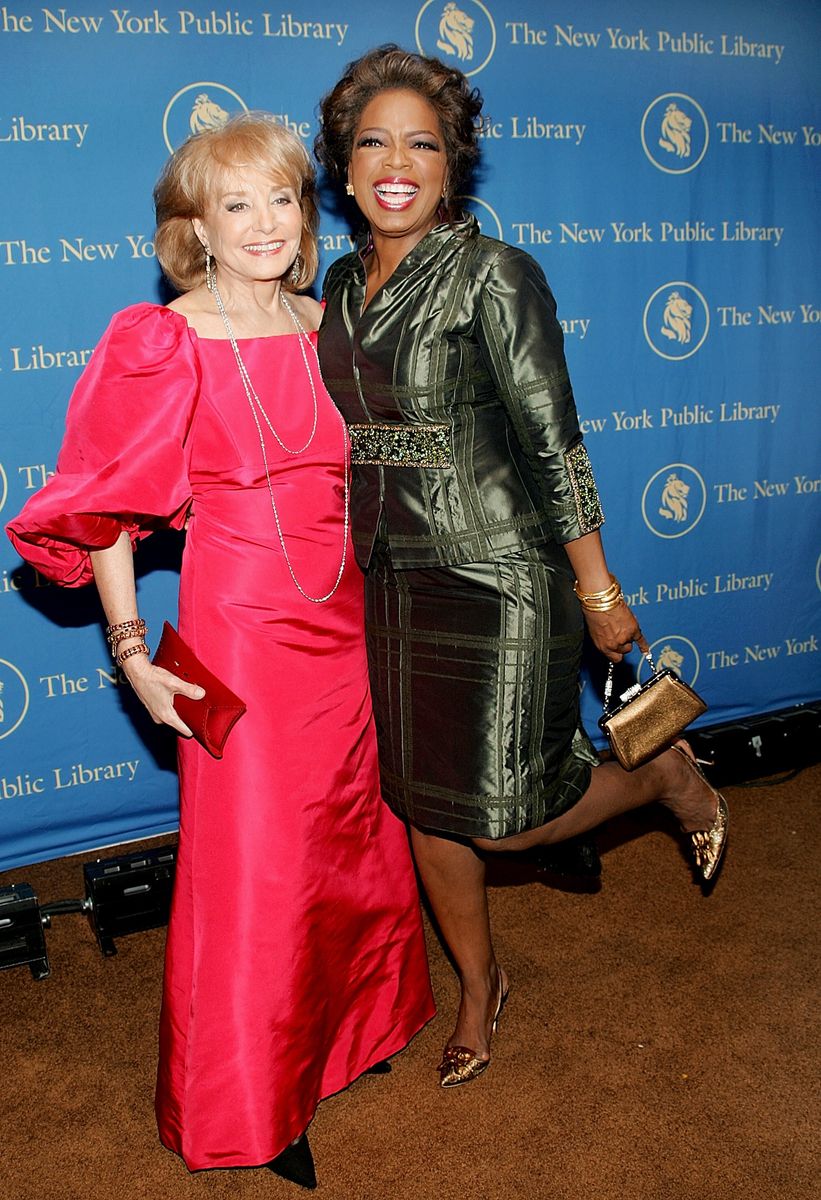Oprah Winfrey and Barbara Walters