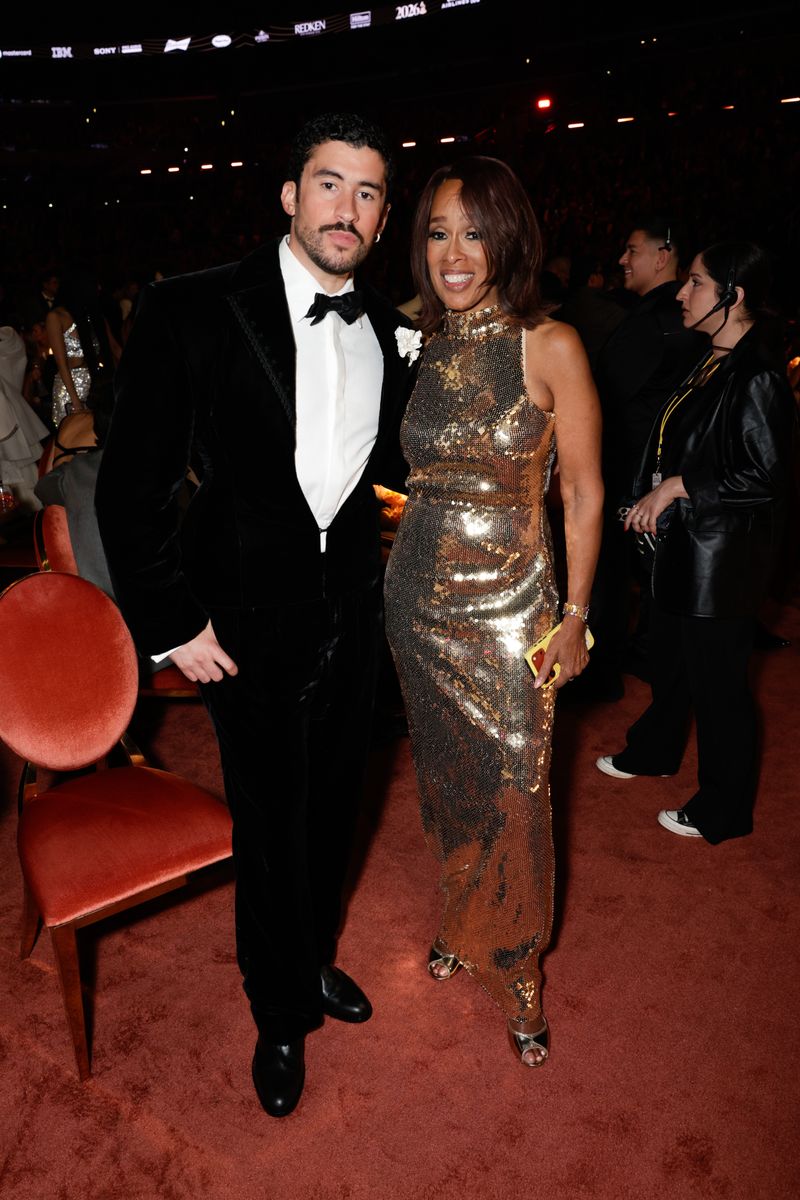 Bad Bunny and Gayle King 