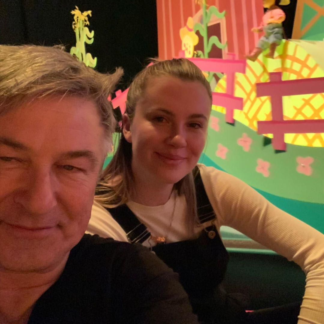 Alec and Ireland Baldwin fun selfie
