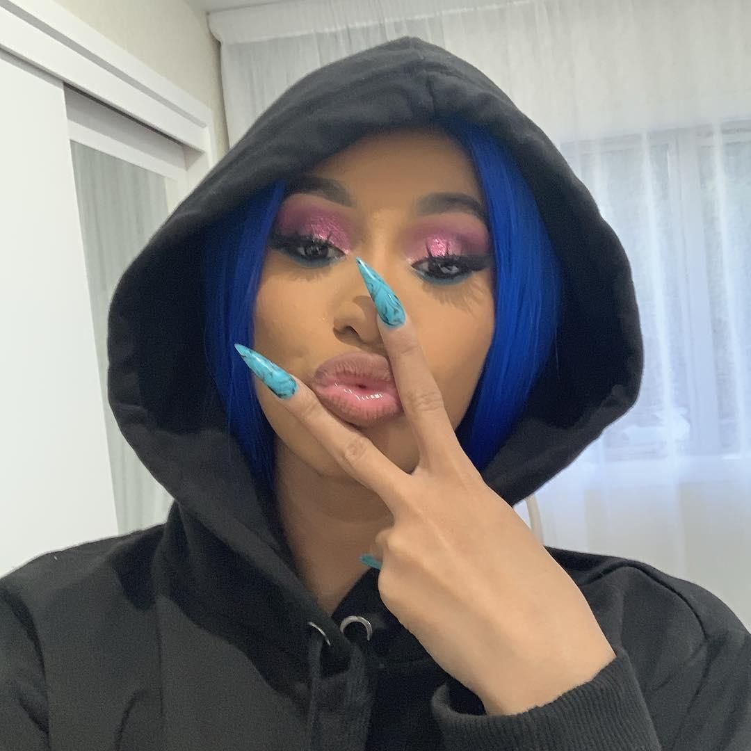 Cardi B hair