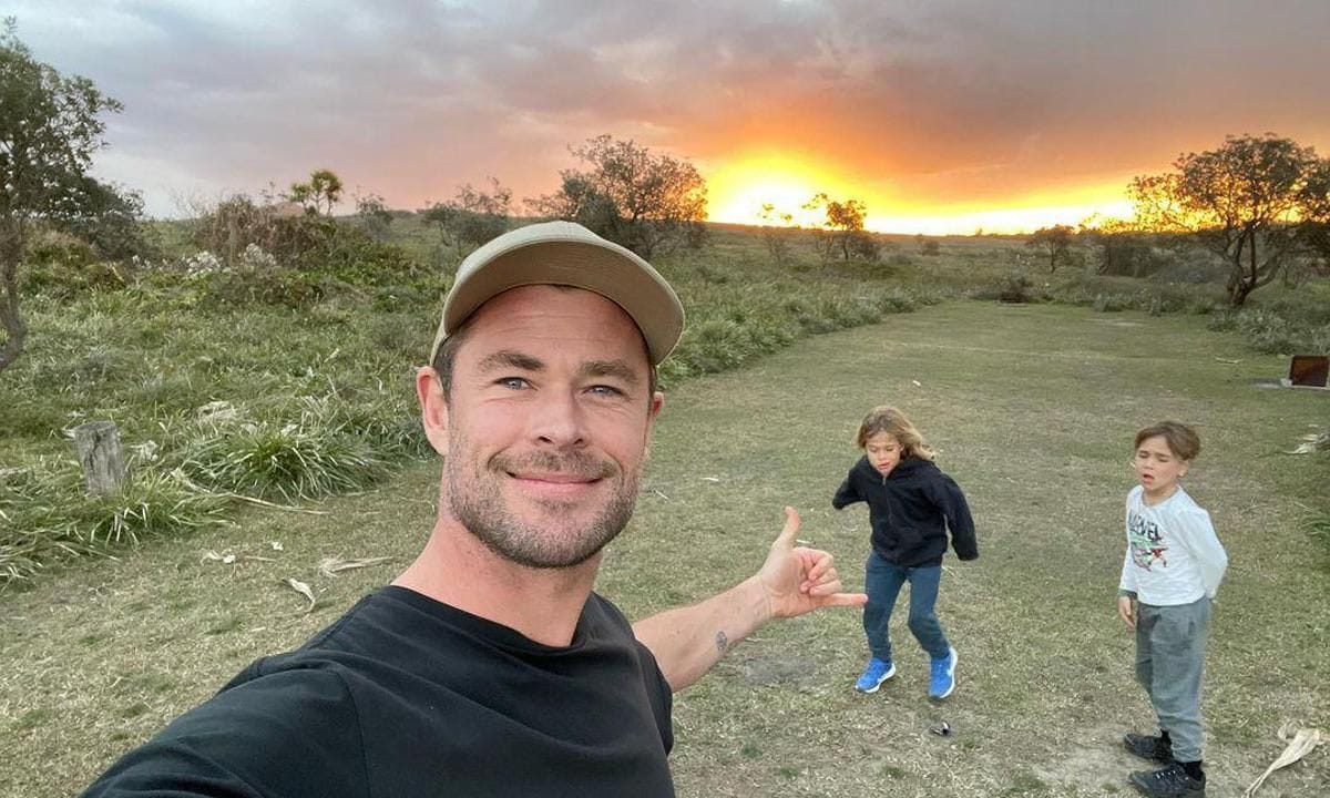 Chris Hemsworth's boys weekend