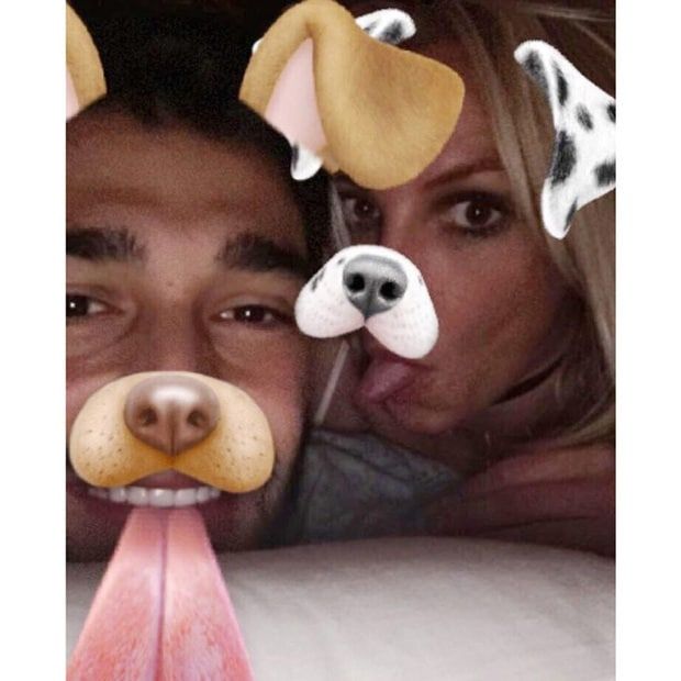 The couple bonded over sushi.
Photo: Instagram/britneyspears
