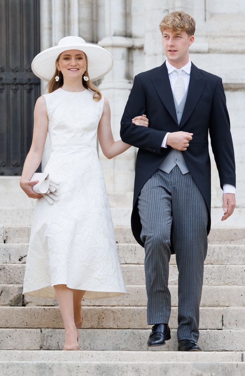 Prince Emmanuel is third in line to the Belgian throne, following his older sister Princess Elisabeth and brother Prince Gabriel.