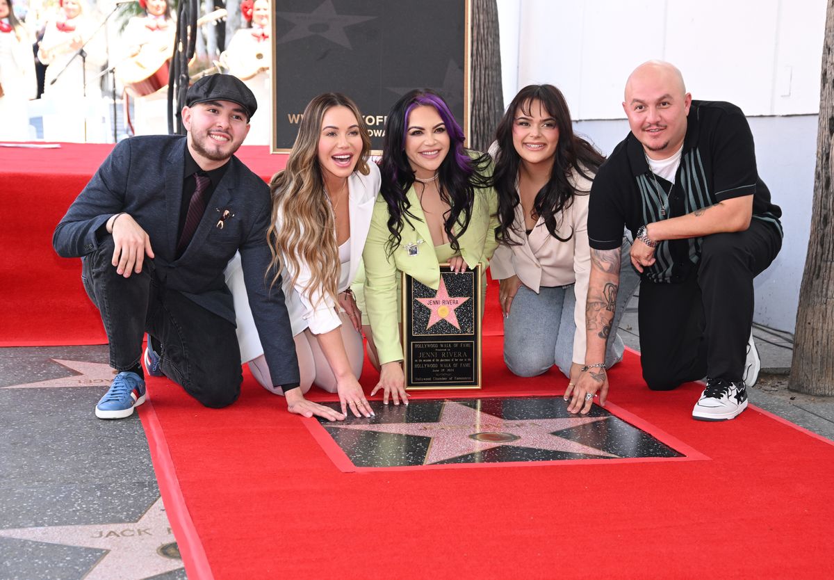Johnny Rivera, Chiquis Rivera, Jacqie Rivera, Jenicka Rivera and Michael Rivera 