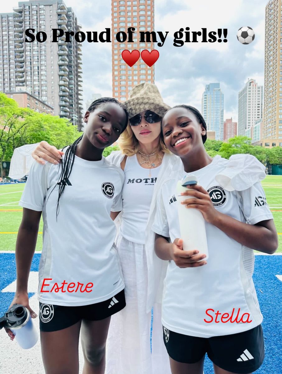 Madonna is a proud soccer mom 