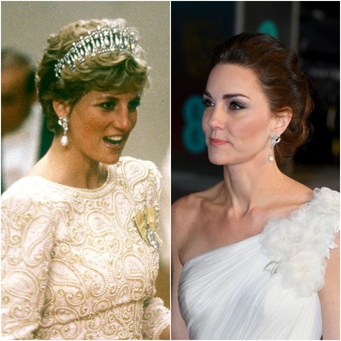 Kate Middleton Princess Diana earrings
