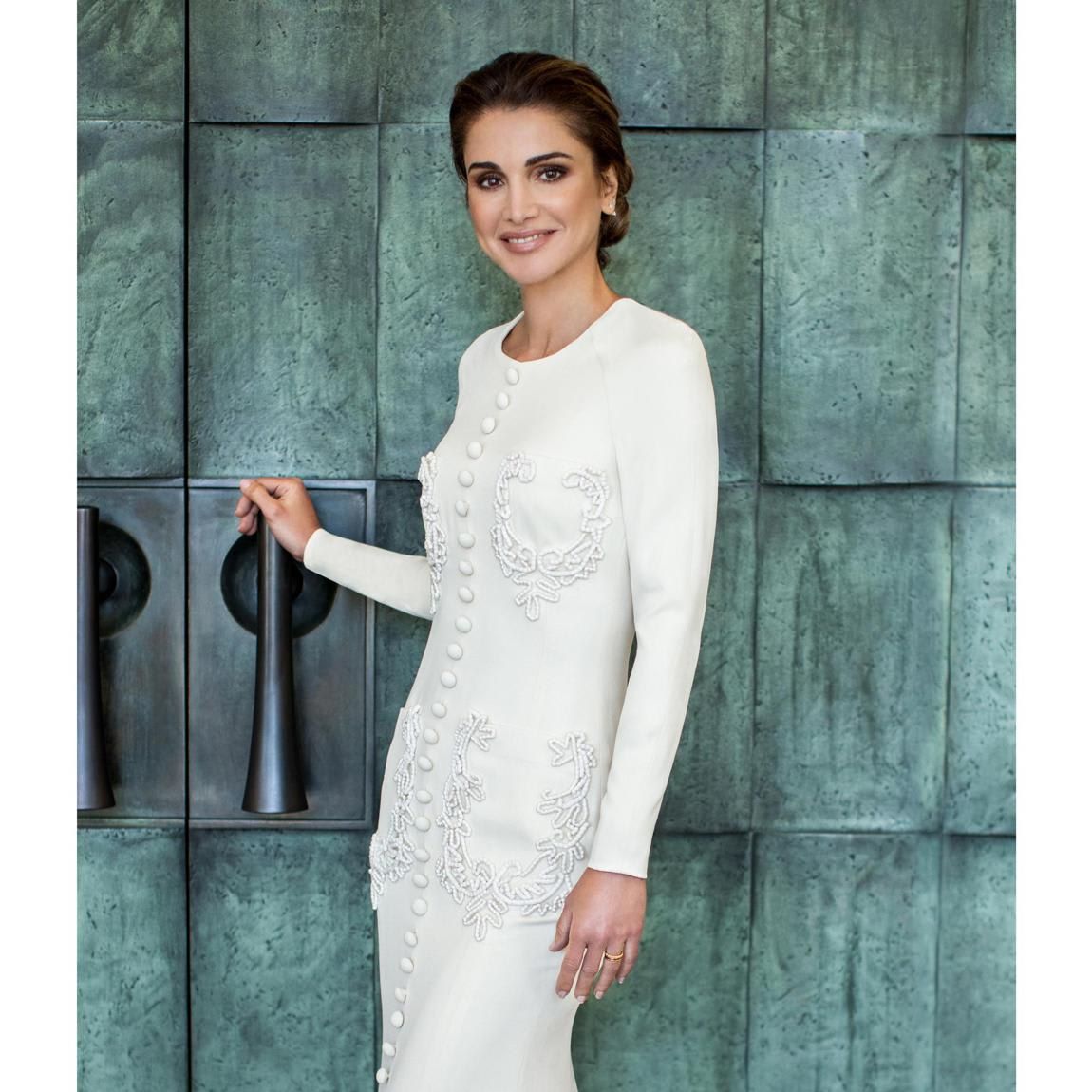 queen rania evening dresses I am deeply honored to have had the opportunity to design a custom couture creation for Her Majesty Queen Rania Al Abdullah to celebrate King Abdullah II of Jordan's 25th Silver Jubilee. #