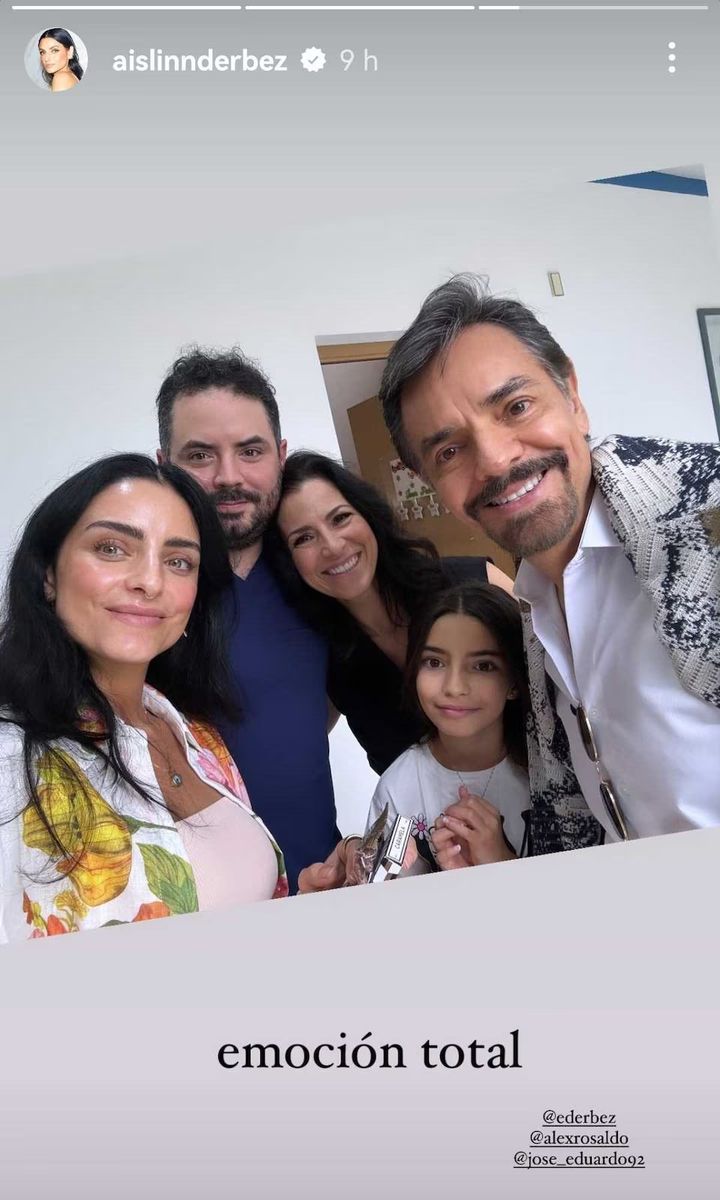 The Derbez, happy for the birth of Tessa