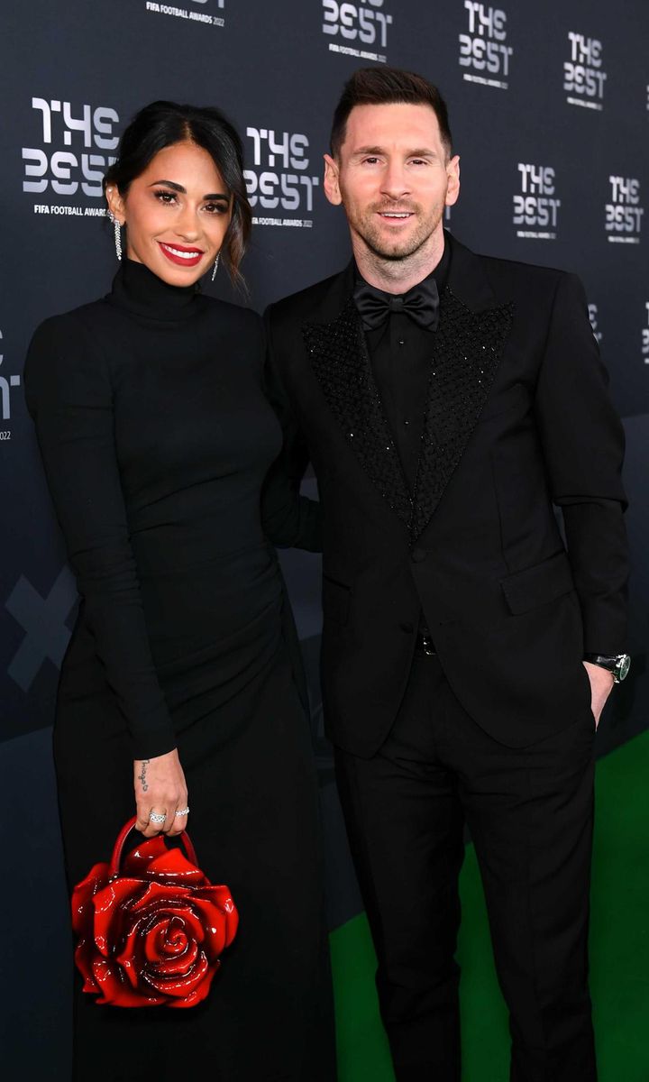 Antonela Roccuzzo and Lionel Messi