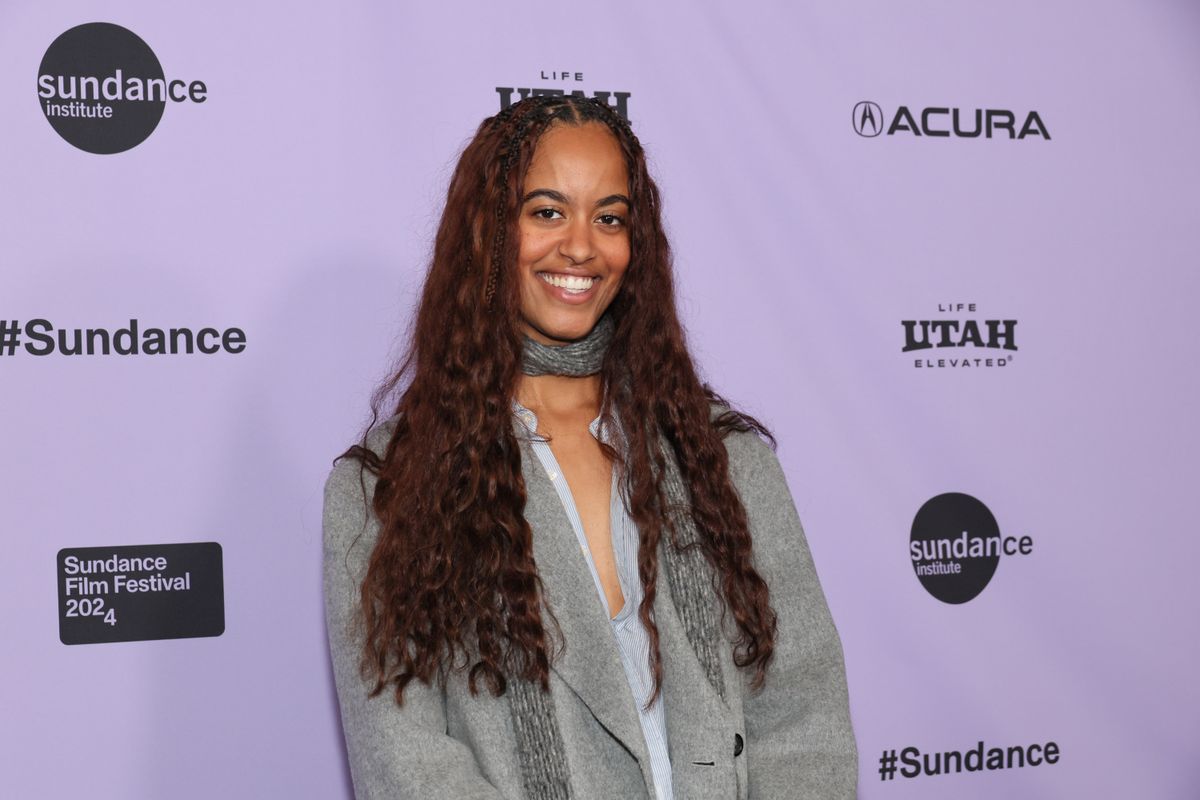 Malia Ann Obama attends the "The Heart" Premiere at the Short Film Program 1 during the 2024 Sundance Film Festival 
