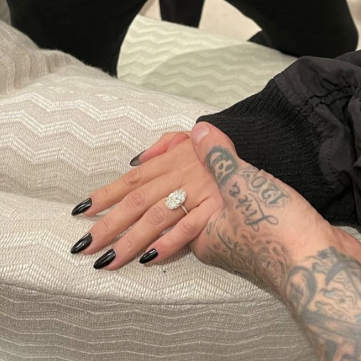 Kourtney Kardashian and Travis Barker