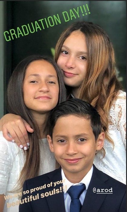 Jennifer Lopez and Alex Rodriguez children graduation 