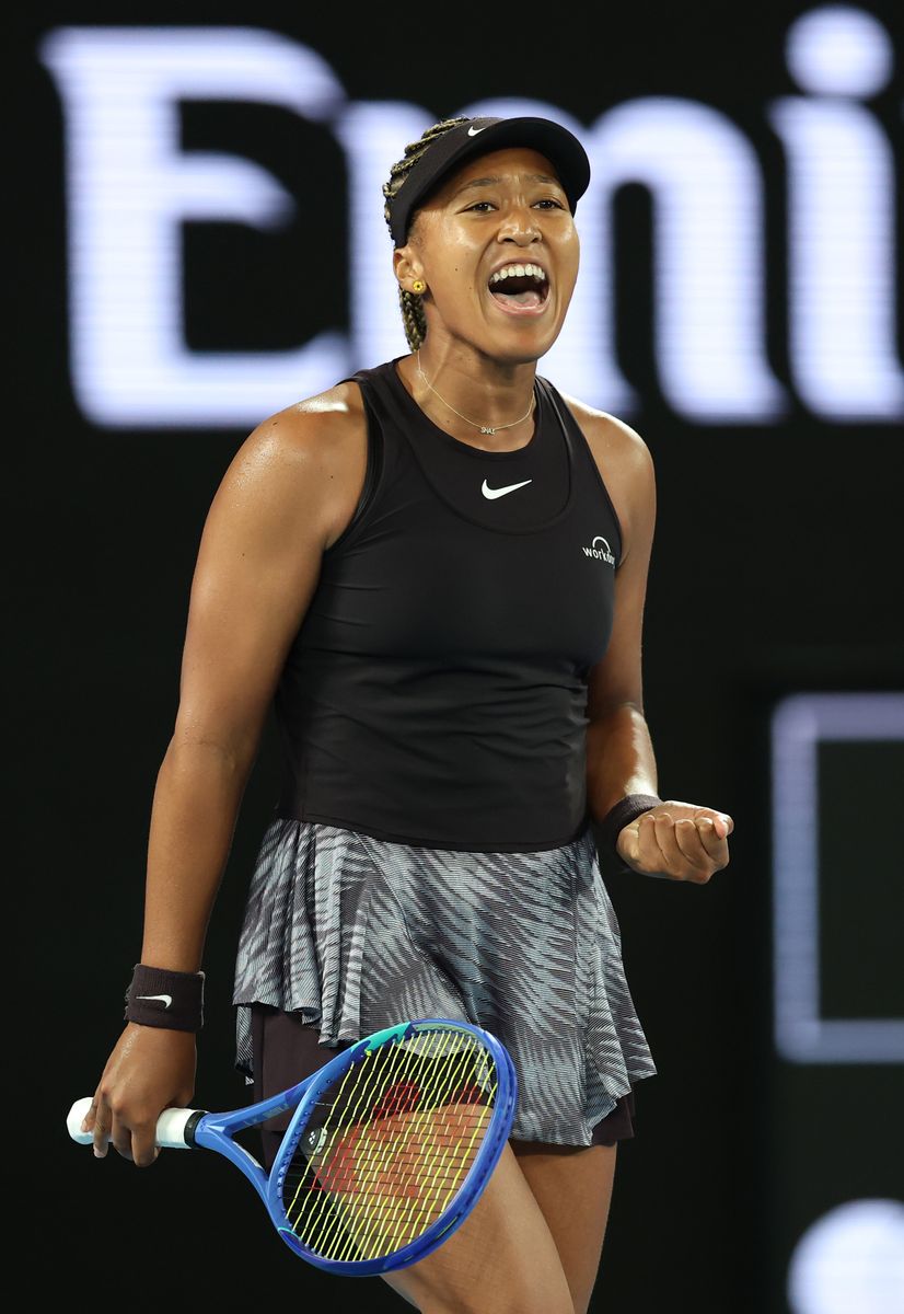 "We always have fittings months and months in advance, and I know what next year is going to look like," Naomi Osaka said of her outfits.
