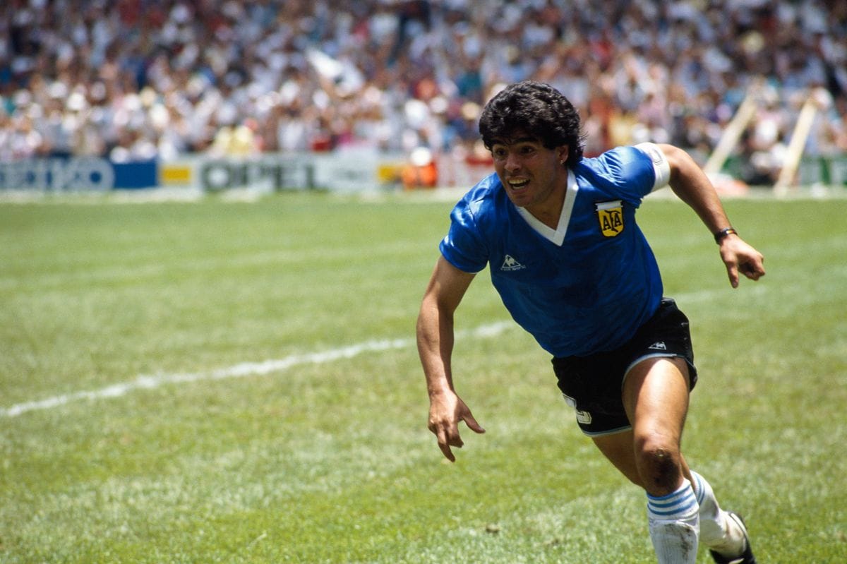 Diego Maradona at the 1986 World Cup