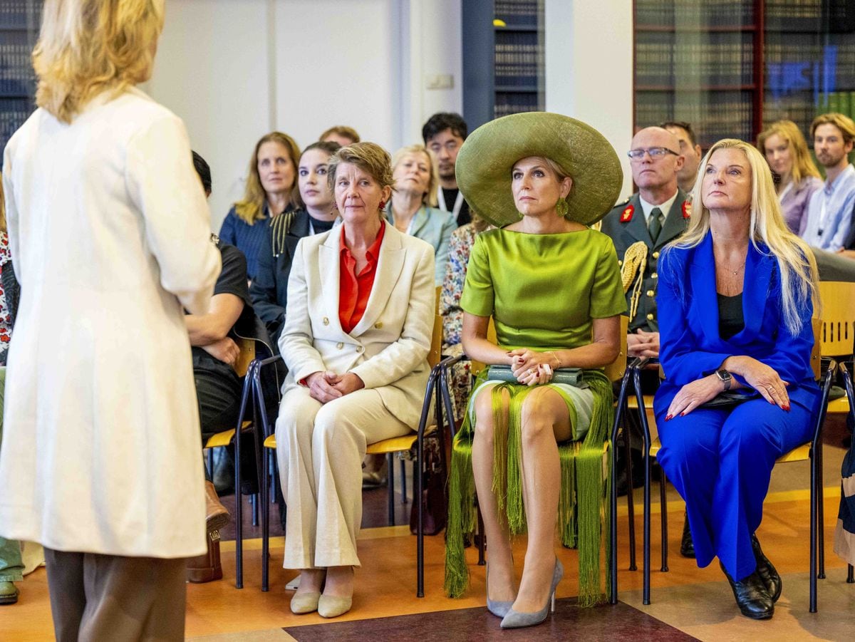 Queen Maxima attended a gathering to mark the fortieth anniversary of the Netherlands Brain Bank (NHB).