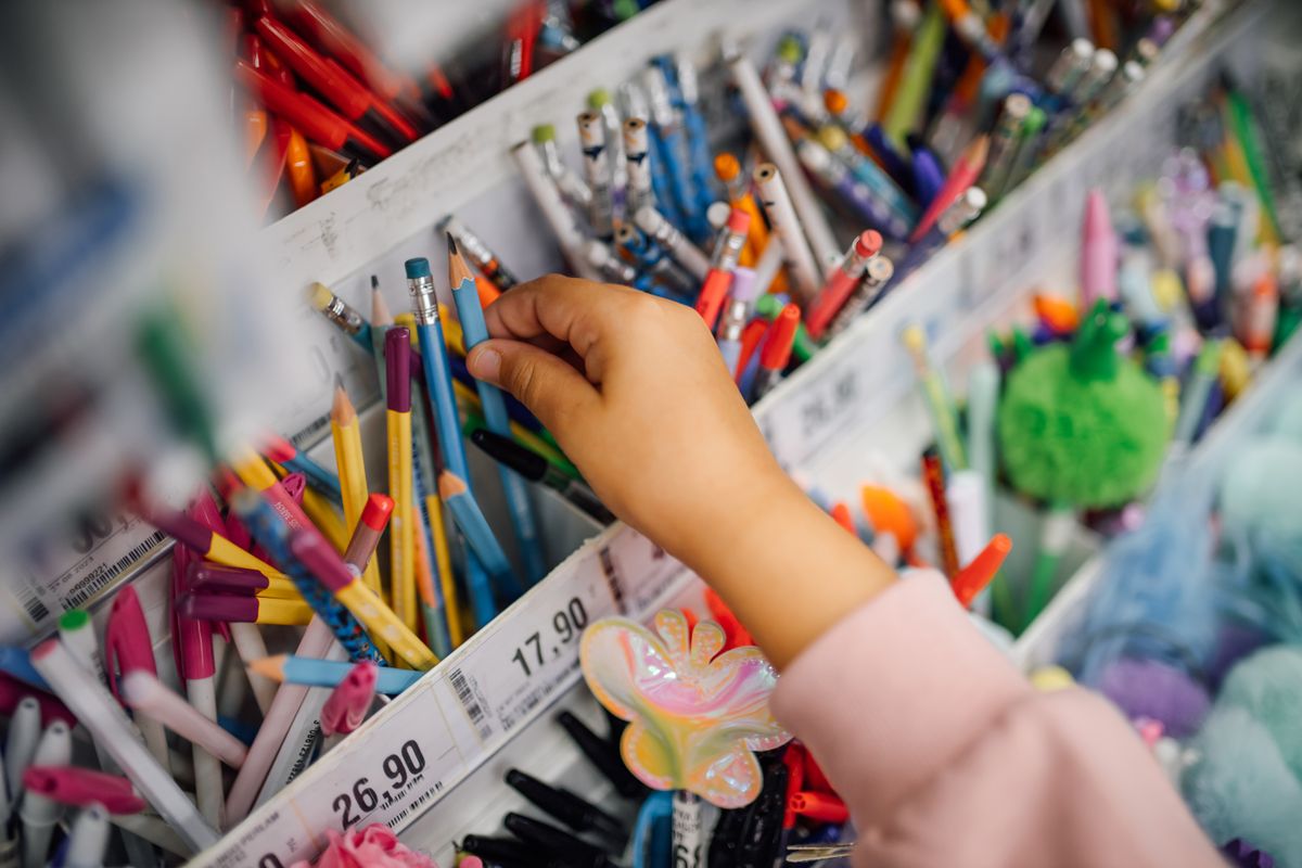 Buy frequently used supplies in multipacks when the price makes sense, then keep the extras at home for midyear restocking.