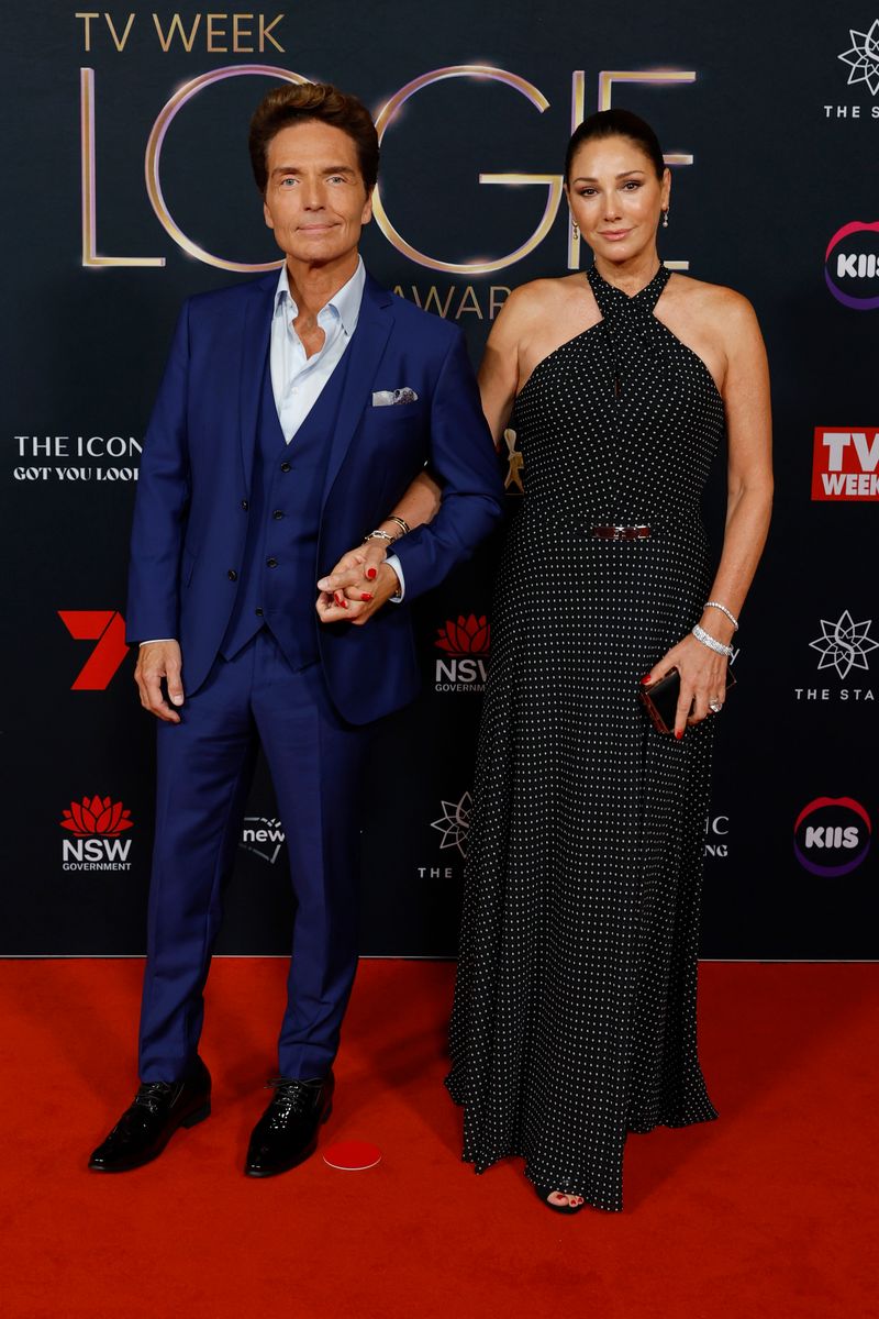 Richard Marx and Daisy Fuentes attend the 65th TV WEEK Logie Awards at The Star on August 03, 2025 in Sydney, Australia. (Photo by Brendon Thorne/Getty Images)