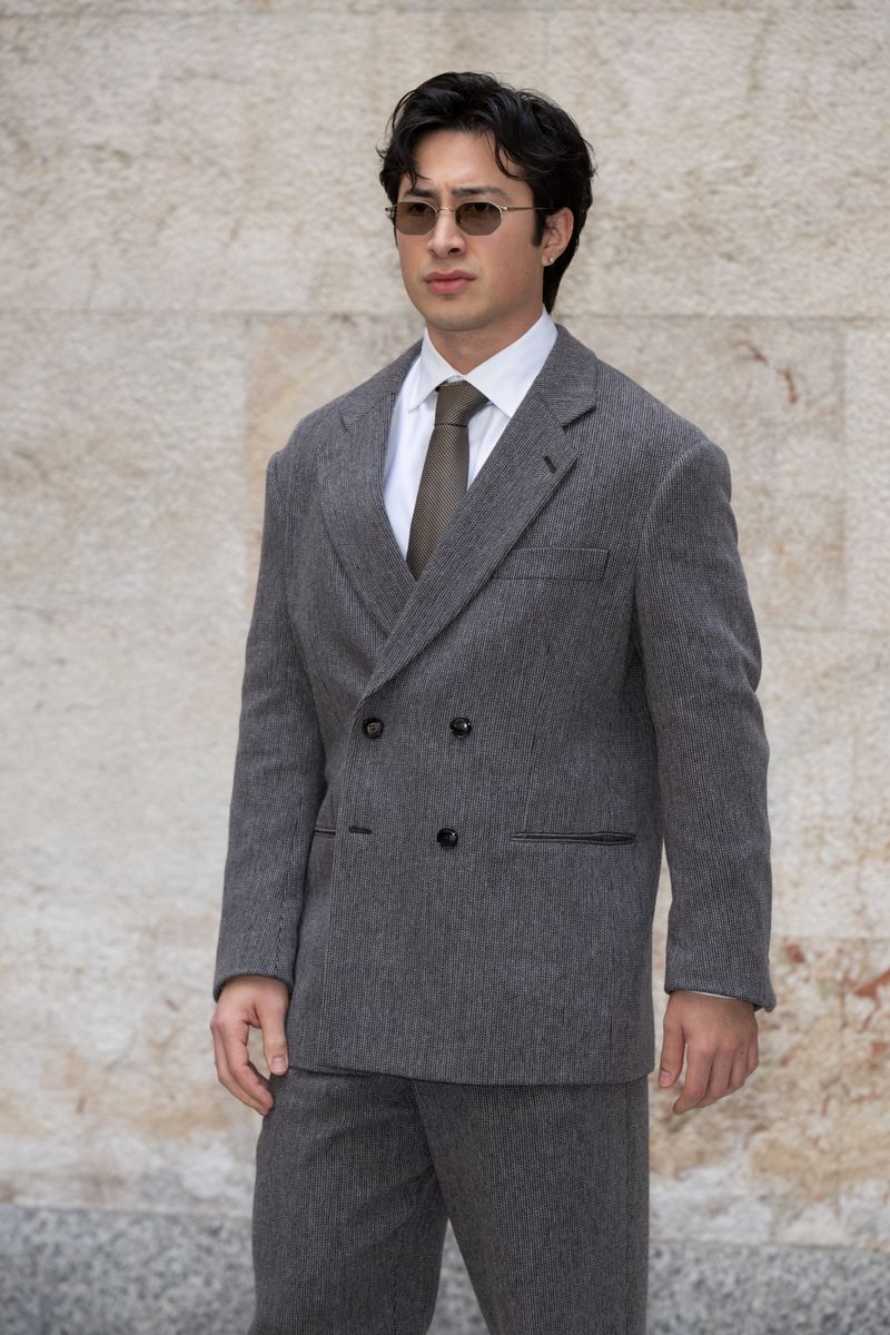 Hudson Williams at Milan Fashion Week 