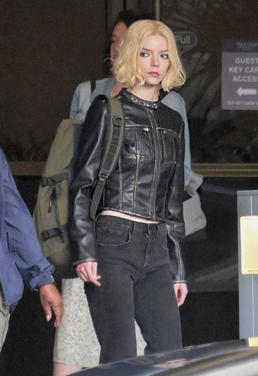 Anya Taylor-Joy films 'Lucky' in Downtown Los Angeles with Aunjanue Ellis-Taylor. 