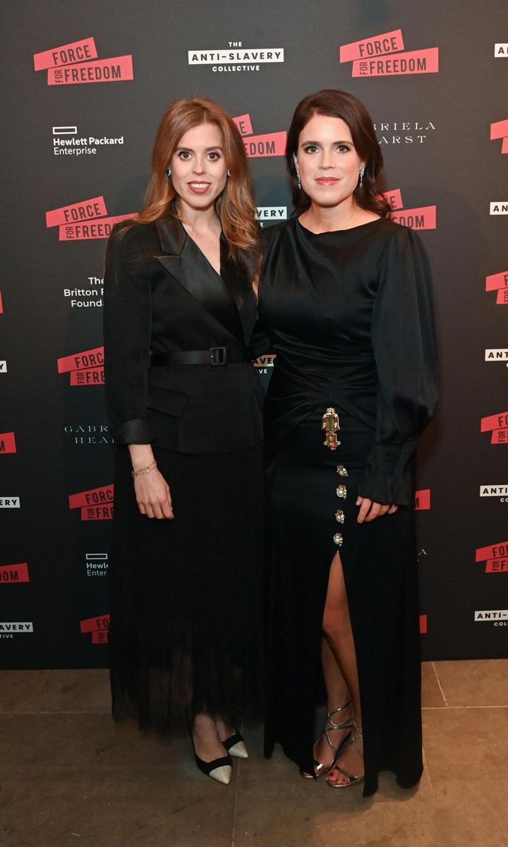 Eugenie had the support of her older sister, Princess Beatrice.