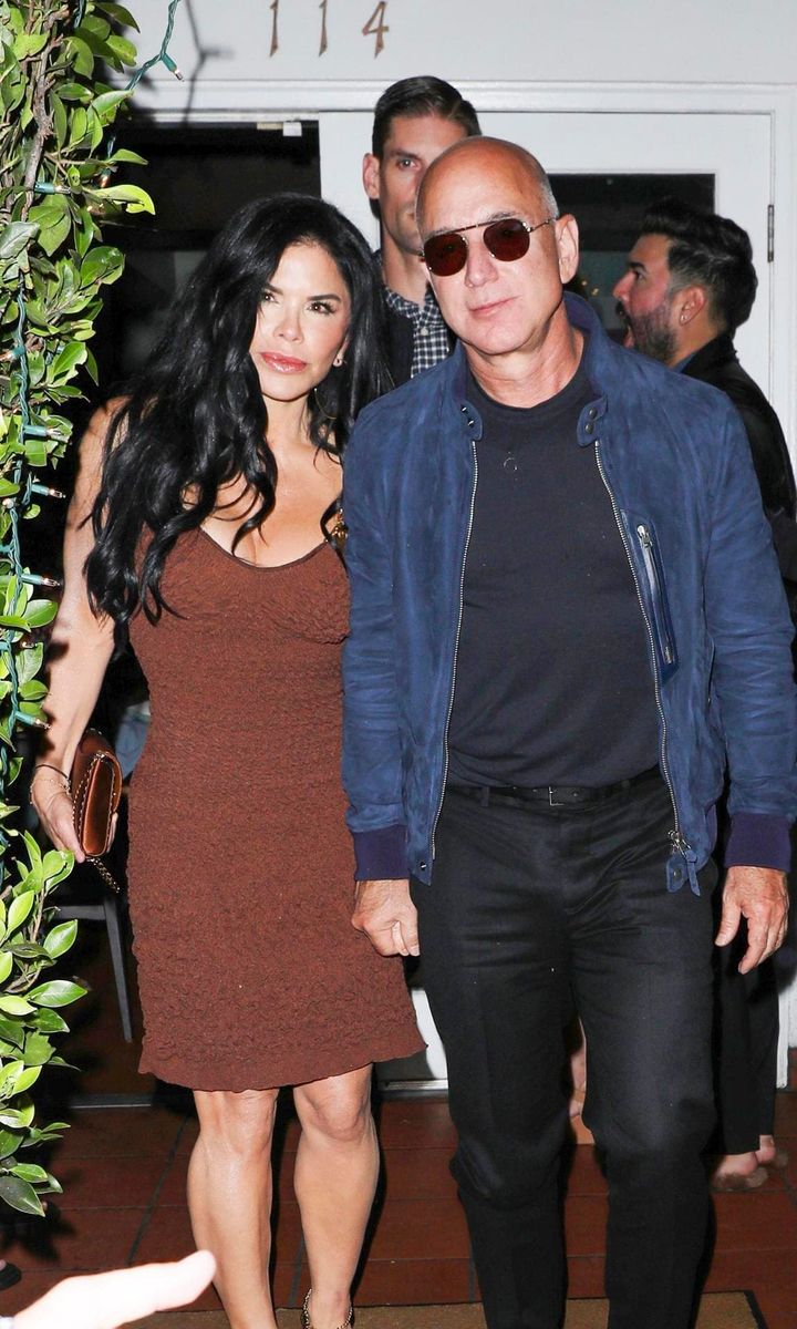 Lauren Sanchez and Jeff Bezos