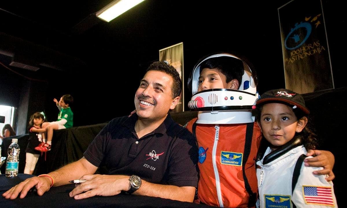 Former Astronaut Jose Hernandez Holds Conference In Mexico City